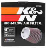 K&N Round Tapered Universal Air Filter 6 inch Flange 7 1/2 inch Base 5 inch Top 7 1/2 inch Height