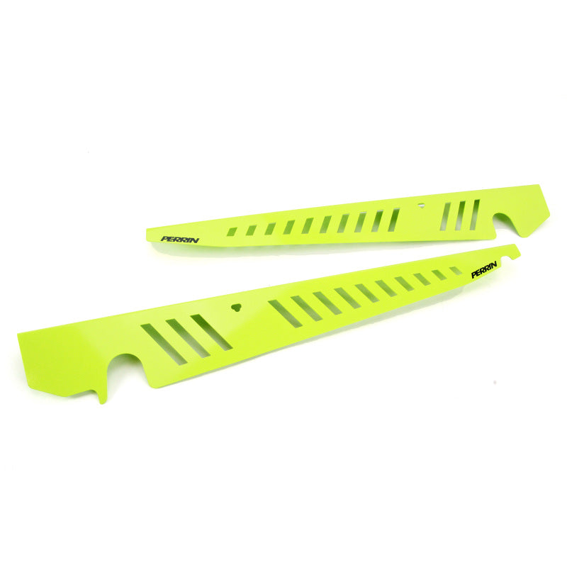 PERRIN 15-21 Subaru WRX/STI Fender Shroud Set - Neon Yellow