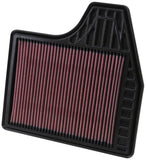 K&N Replacement Filter 11.438in O/S Length x 11.375in O/S Width x 1in H for 13 Nissan Altima 2.5L