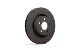 Hawk Talon 2009 Volkswagen CC Drilled and Slotted Front Brake Rotor Set