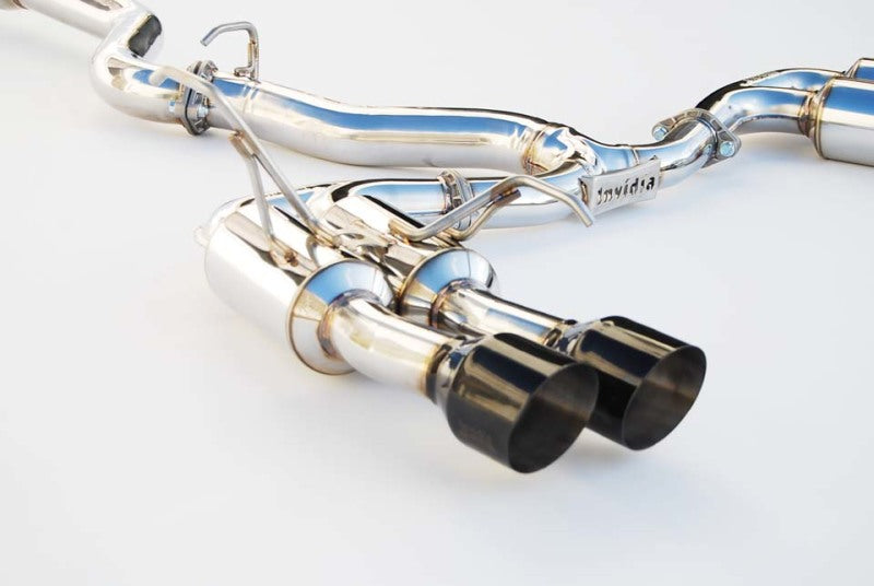 Invidia 11-21 Subaru WRX / STI Gemini/R400 Single Layer Quad Black Tip Cat-Back Exhaust