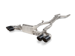 Akrapovic 2021 BMW M8/M8 Competition (F91/F92) Evolution Line Cat Back (Titanium) w/Carbon Tips
