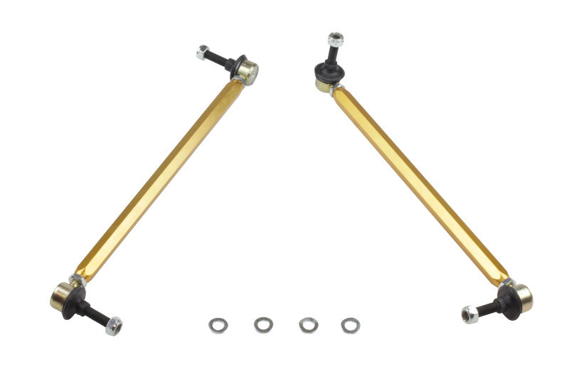 Whiteline 10-12 Chevy Camaro FR Coupe Front Sway Bar Link Assy HD Adj Steel Ball (360mm C to C)