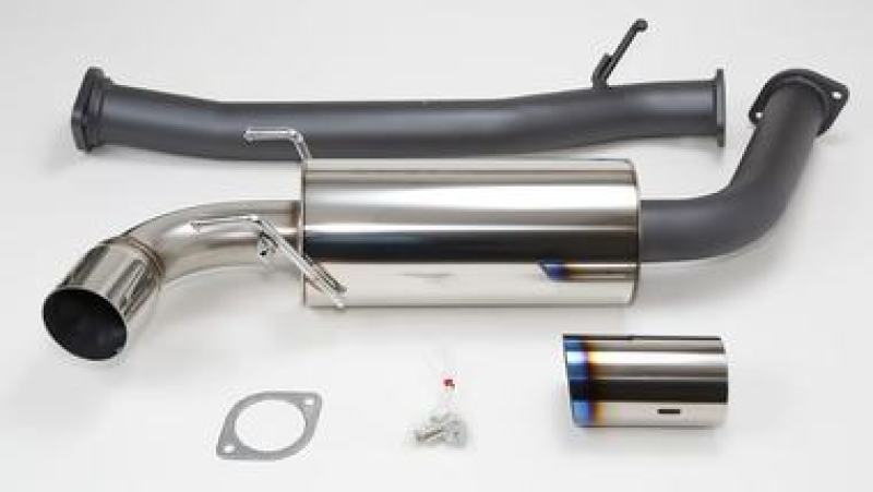 HKS RX8 75mm Single Ti-Tip Hi Power Cat-back Exhaust (SUS304 NO COATING)