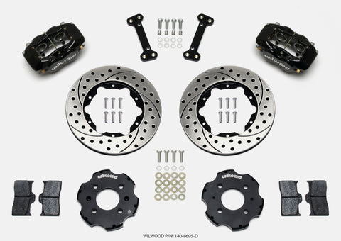 Wilwood Forged Dynalite Front Hat Kit 11.00in Drilled Integra/Civic w/Fac.240mm Rtr