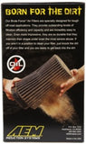 AEM Dryflow 3.5in. X 7in. Round Tapered Air Filter