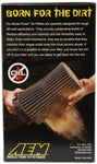 AEM Dryflow 4in. X 9in. Round Tapered Air Filter