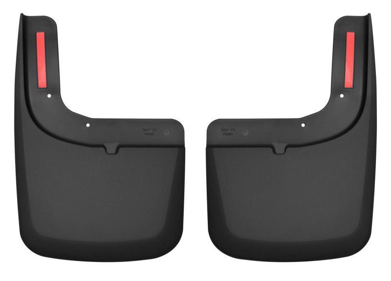 Husky Liners 2017 Ford F-250 / F-350 Super Duty Black Front Mud Guards (w/Flares)
