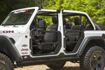 Rugged Ridge Fortis Front Tube Doors with Mirrors 18-23 Jeep Wrangler JL/JT