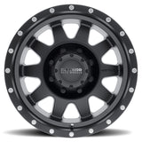 Method MR301 The Standard 17x9 -12mm Offset 8x6.5 130.81mm CB Matte Black Wheel