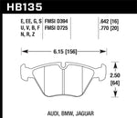 Hawk 95-02 BMW M3 HP+ Street Front Brake Pads