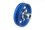 Perrin 2022 BRZ/86 / 19-22 Subaru WRX Lightweight Crank Pulley (FA/FB Eng w/Small Hub) - Blue