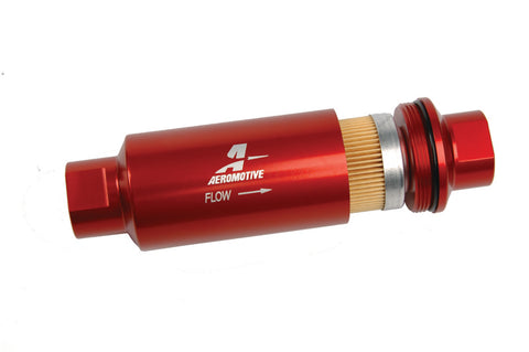 Aeromotive In-Line Filter - (AN-10) 10 Micron fabric Element