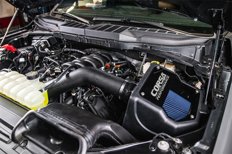 Corsa 2021-2025 Ford F150 5.0L V8 Cold Air Intake MaxFlow 5 Oiled Filter