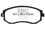 EBC 12+ Scion FR-S 2 Greenstuff Front Brake Pads