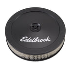 Edelbrock Air Cleaner Pro-Flo Series Round Steel Top Paper Element 10In Dia X 3 5In Black