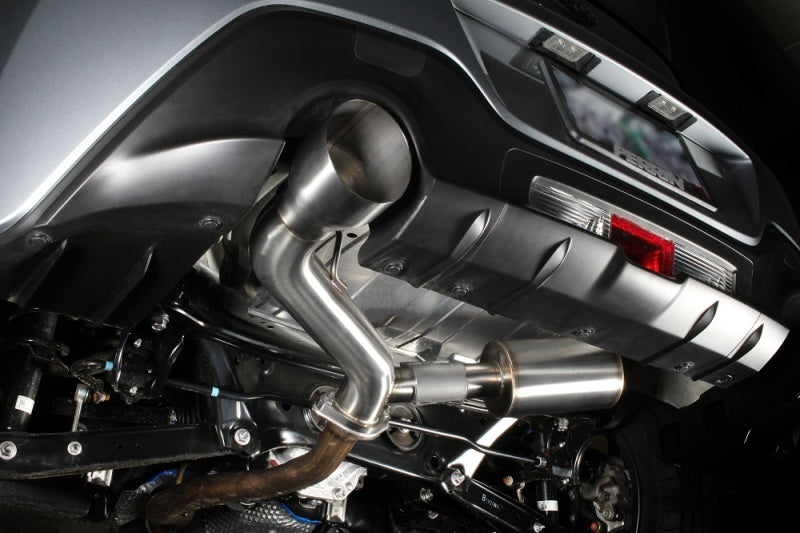 PERRIN 22-26 Subaru BRZ / Toyota GR86 Axle Back Exhaust SS (Single Side Exit w/Helmholtz Chamber)
