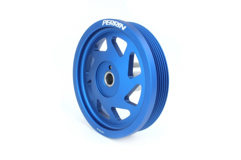PERRIN 22-26 Subaru WRX/BRZ & Toyota GR86 / 20-25 FXT/OBXT Lightweight Crank Pulley - Blue