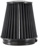 K&N Universal Rubber Filter Round Tapered 6in Flange ID x 7.5in Base OD x 5.25in Top OD x 8in Height