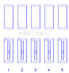 King 2007 Mini Cooper N14B16 (Size +.3mm Undersize) Main Bearing Set