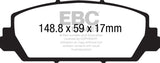 EBC 12+ Acura RDX 3.5 Yellowstuff Front Brake Pads