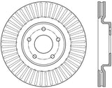 StopTech 13-15 Nissan Pathfinder Slotted Front Left Rotor