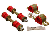 Energy Suspension 89-94 Toyota Pickup 2WD (Exc T-100/Tundra) Red 23mm Front Sway Bar Bushing Set