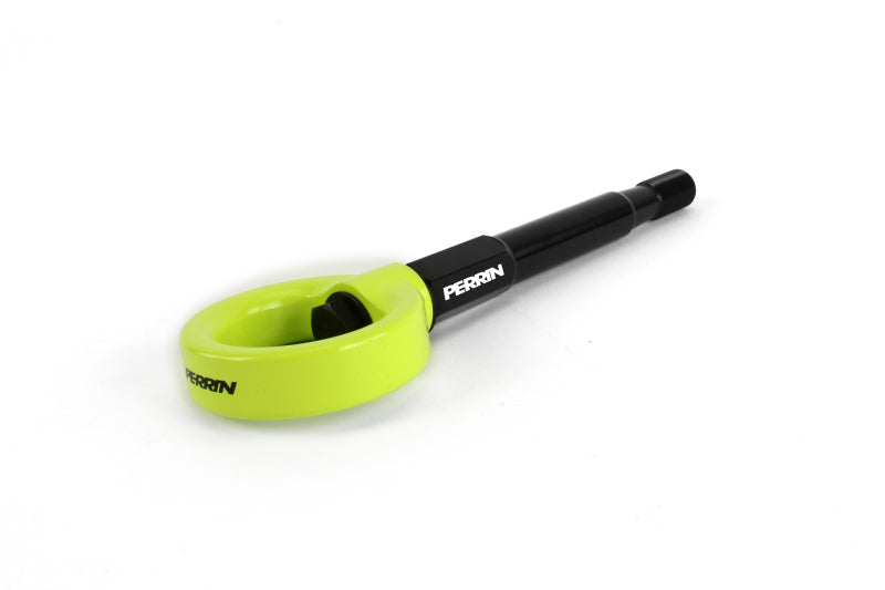 PERRIN 18-21 Subaru WRX & STI / 13-25 BRZ / 17-20 Toyota 86 Tow Hook Kit (Front) - Neon Yellow