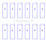 King 2005-2012 Nissan VQ40DE 6 Cyl (Size STD) Rod Bearing Set
