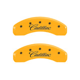 MGP 4 Caliper Covers Engraved Front & Rear Escalade Black finish silver ch