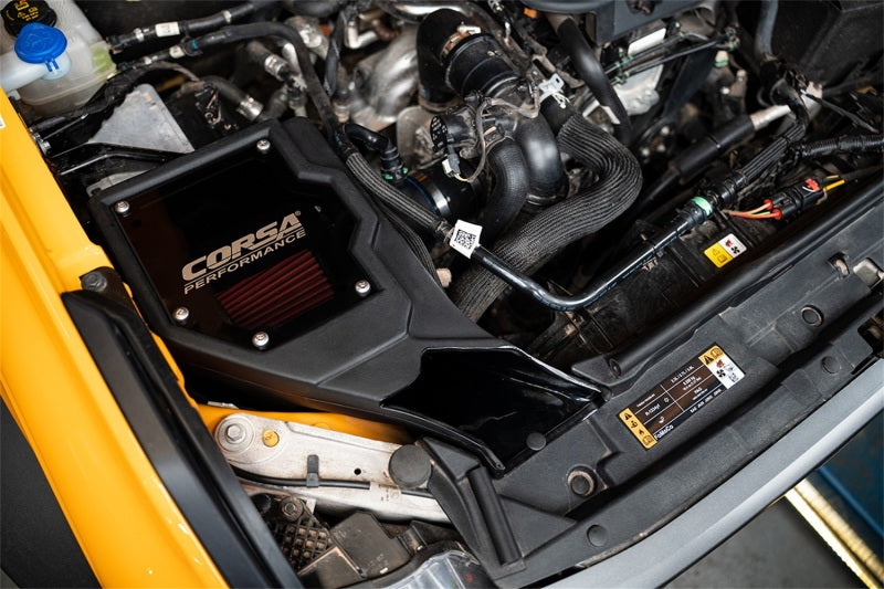 Corsa 2021-2025 Ford Bronco 2.3L Closed Box Air Intake With DryTech 3D Dry Filter