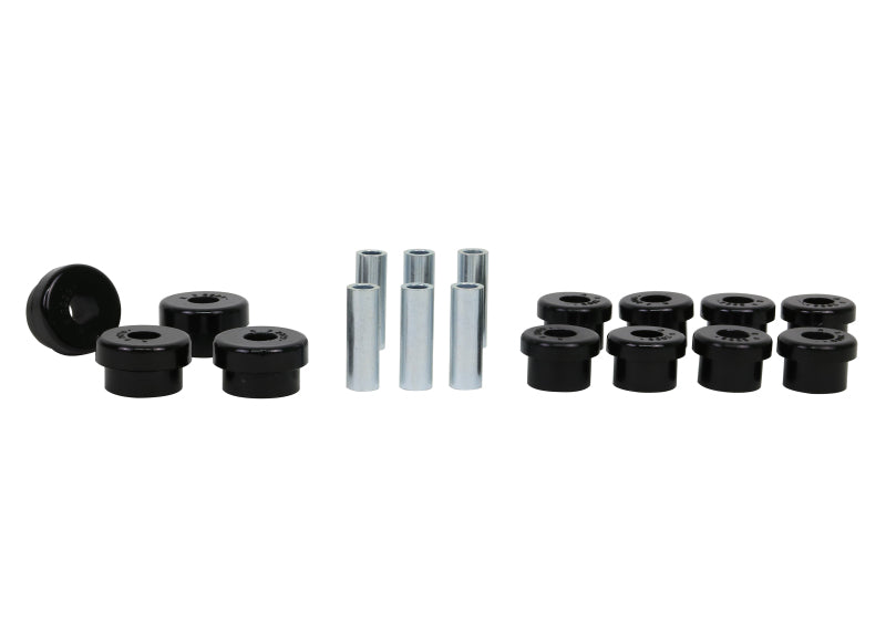 Whiteline 88-00 Honda Civic / 88-9/95 CRX Rear Control Arm - Lower Inner & Outer Bushing Kit