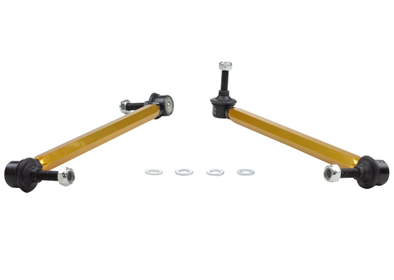 Whiteline 00-11 Ford Focus / 06-13 Mazda 3 Front Sway Bar Link Kit Heavy Duty Adjustable Steel Ball
