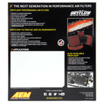 AEM 16-17 Honda Pilot V6-3.5L F/l DryFlow Air Filter