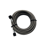 Snow Performance 15ft Braided Stainless Line (Black) w/ -4AN Fittings (NX Version)