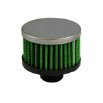 Green Filter Crankcase Filter - OD 1.25in. / Base 3in. / Top 3in. / H 1.75in.